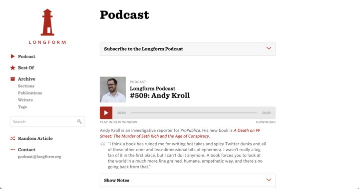 Longform Podcast