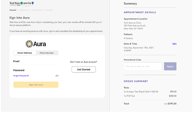 An efficient covid health check-up app