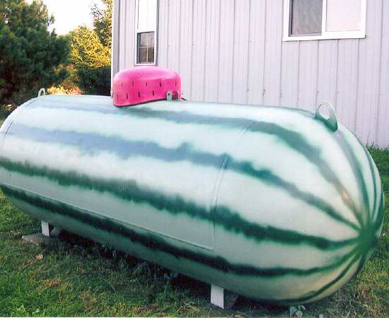 Watermelon Tank 4 Fuel Tank Art #4: Fruit and Vegetable Tanks