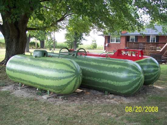 Watermelon Tank Fuel Tank Art #4: Fruit and Vegetable Tanks