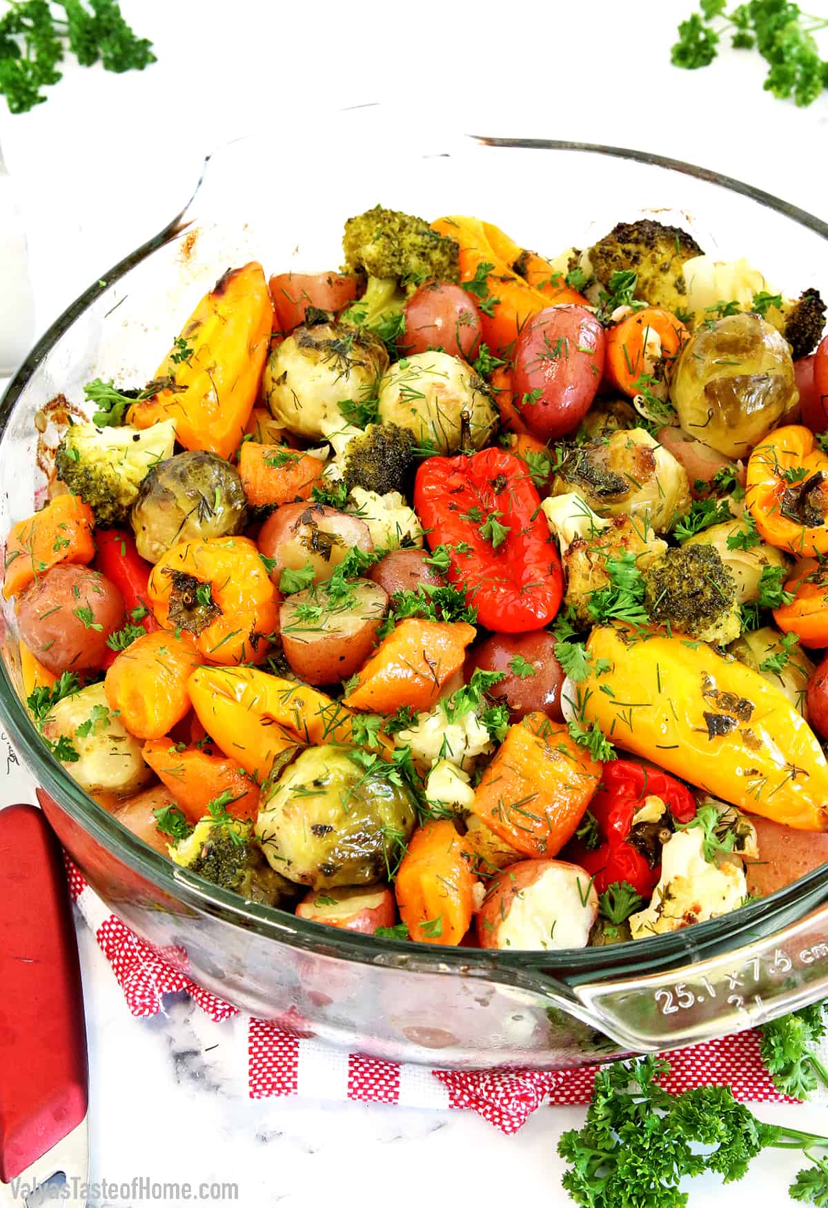 Simple roasted mixed vegetables recipe