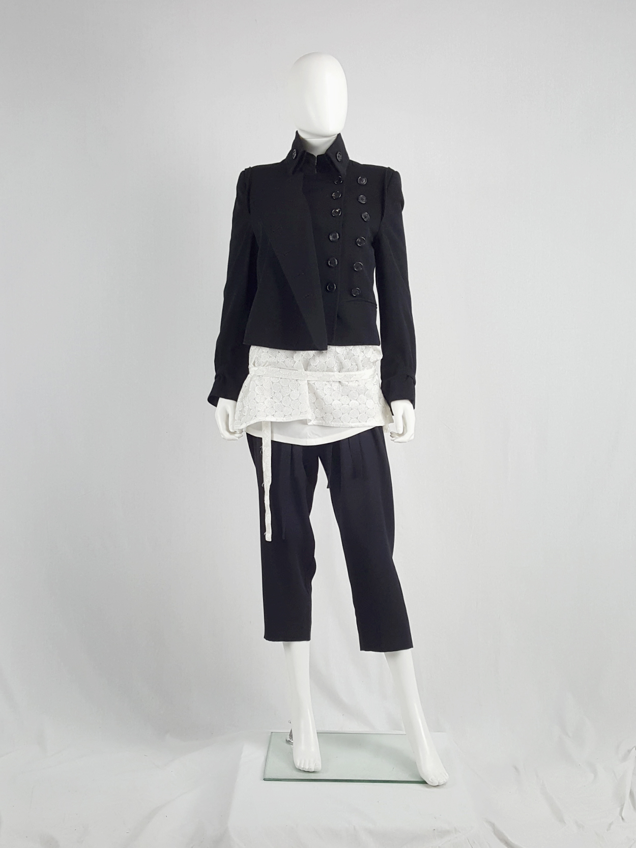 Ann Demeulemeester - Ann DEMEULEMEESTER 変形 ジャケット アン ドゥムルメステール 2022年秋冬 スラウチジャケット | HUES
