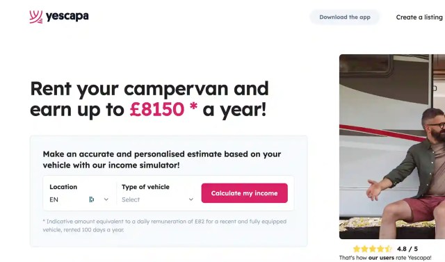 How to rent my camper with yescapa
