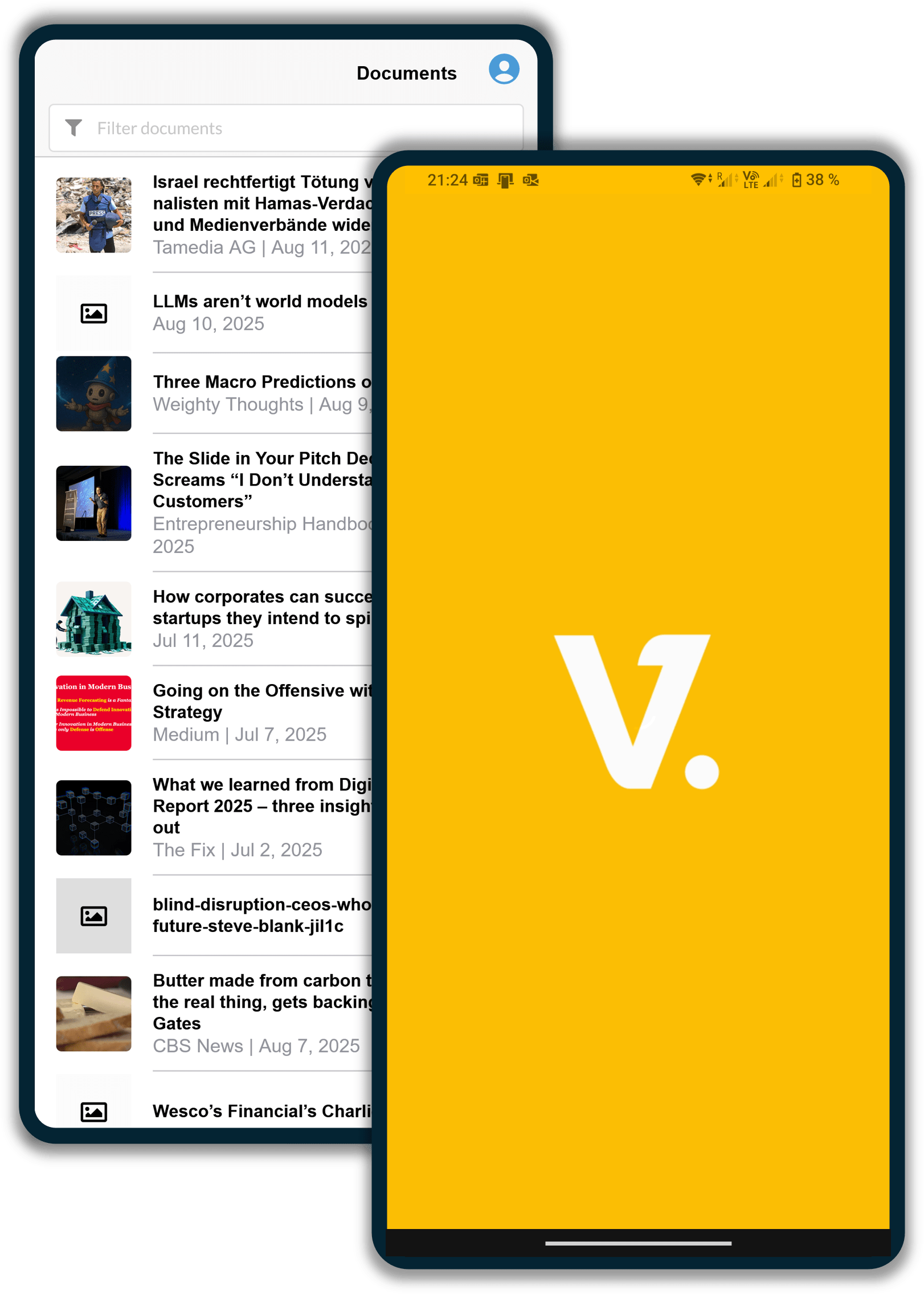 Varia Research Mobile Preview