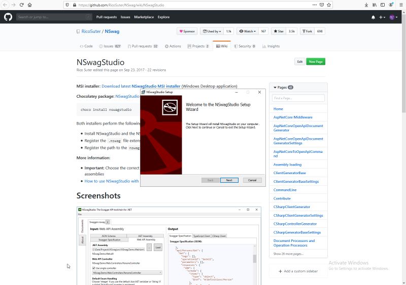 Nswag Studio Install Mandase - Modern Sunset Pattern - Mobile