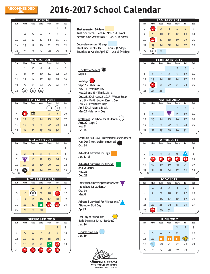 Hampton City Schools High School Exam Schedule.