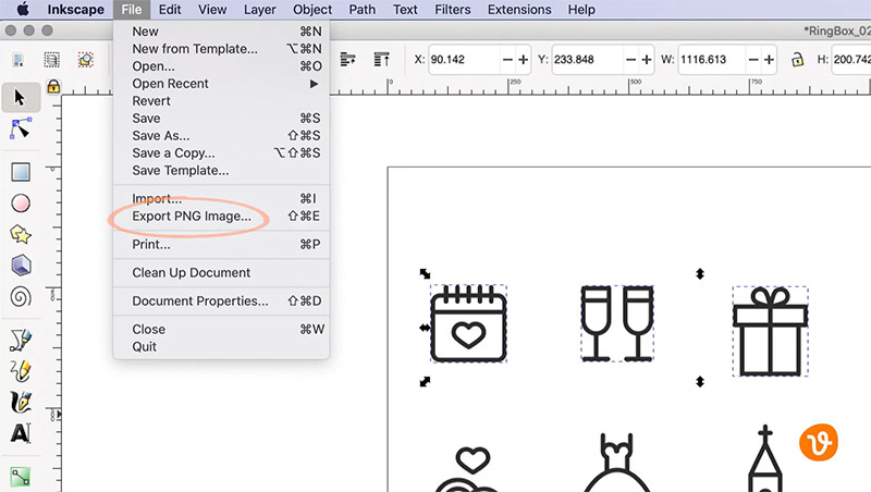 In cases where i'm trying to export a graphic with text, the background . How To Create Transparent Pngs From Vector Files In Inkscape