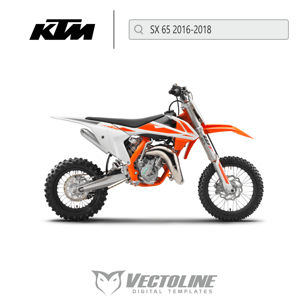 KTM 0 SX 1 - | Graphics 2016-2018 and Kit For Graphic Bike Dirt