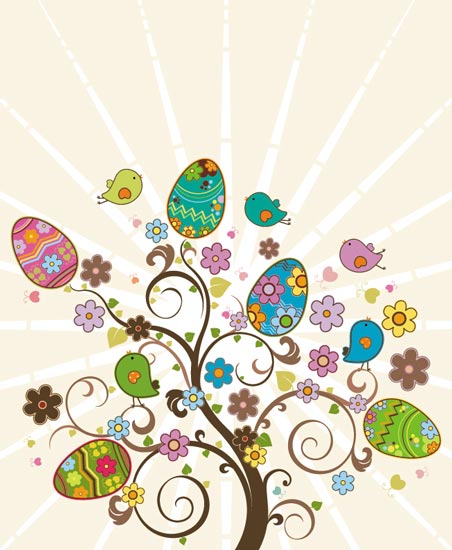 10 Free Easter Vector Patterns Set Free Psd Templates - Desktop Space Pictures for Desktop