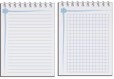 Paper Vector Elements - Artistic Landscape Pattern - HD