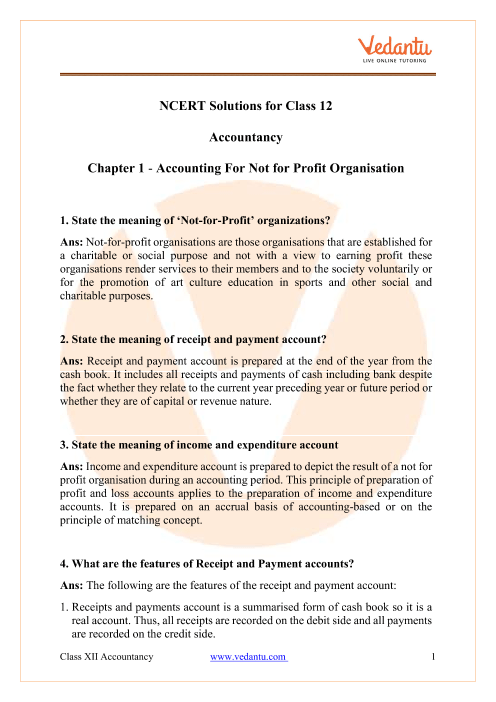 Ncert Solutions For Class 12 Accountancy Chapter 1 For 2021 2022 At the end of February they had not yet received their monthly rent invoice.