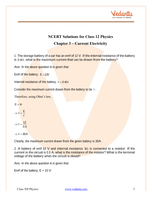 Important Questions For Cbse Class 11 Physics Chapter 3 Motion In A Straight Line 