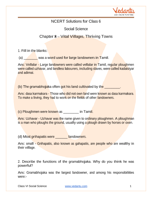 Ncert Solutions For Class 6 Social Science History Our Past Chapter 6 63 Indigenous Responses to State Expansion.