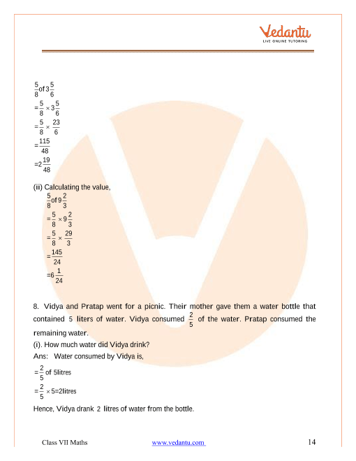 Course 1 chapter 2 fractions decimals and percents answer key