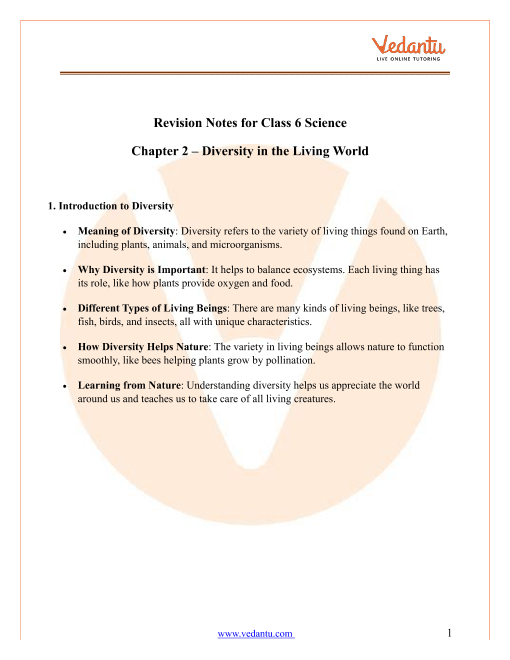 cbse class 6 science chapter 2 components of food revision notes