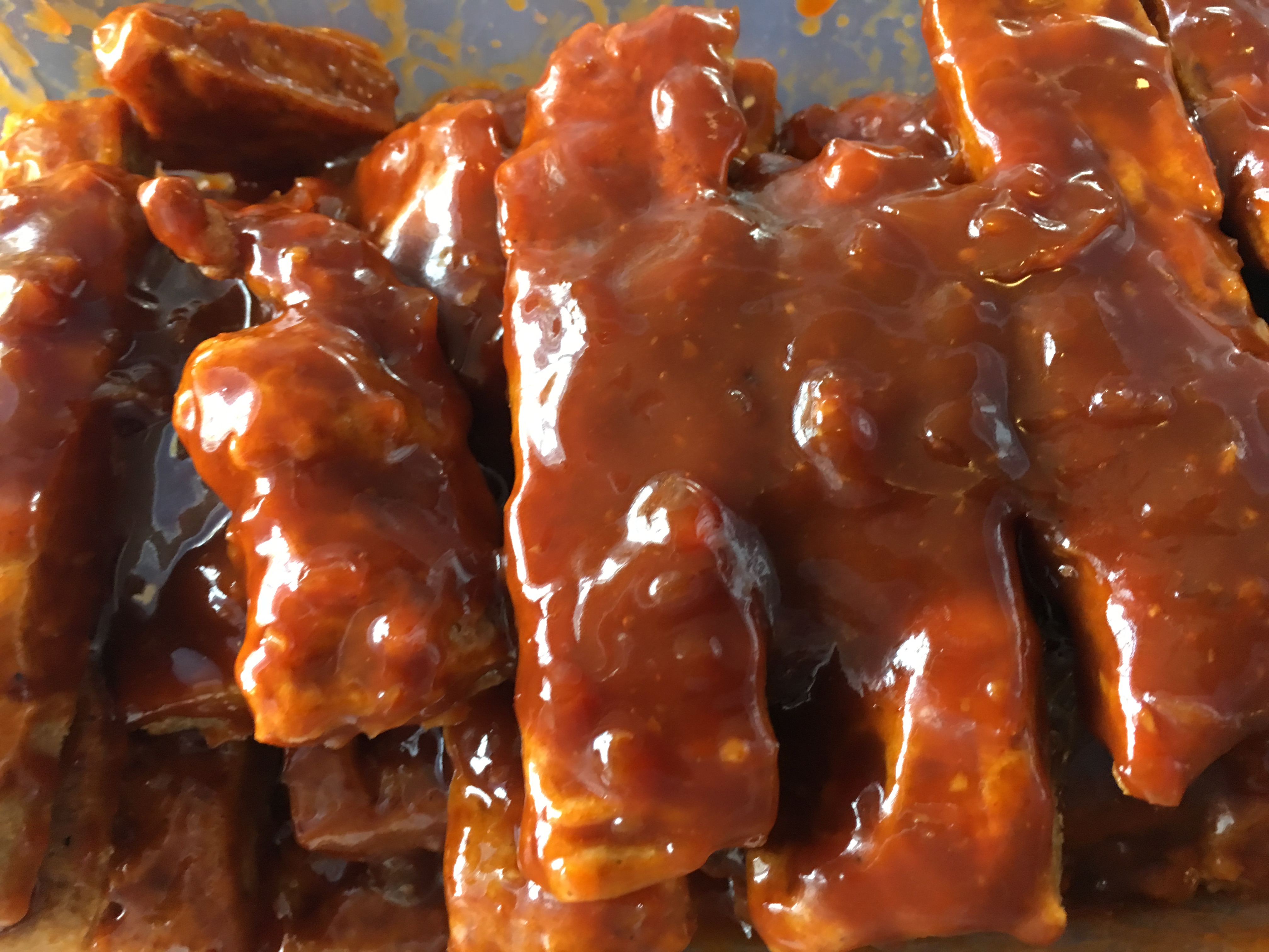 Seitan Strips BBQ Style Vegan on the GO!