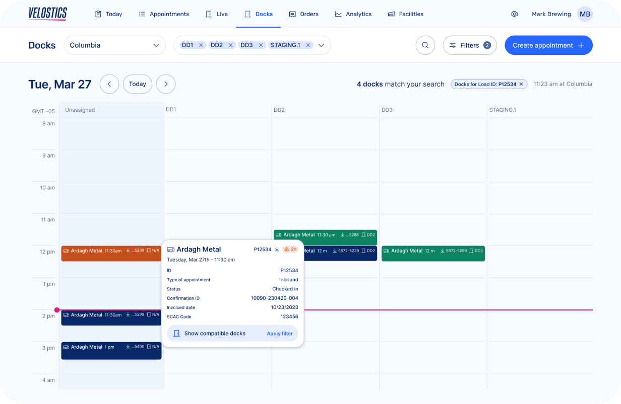 Dock Scheduling Software For Shippers Reduce Costs With Velostics - Desktop Geometric Patterns for Desktop