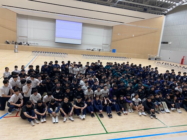 大学バレー新人強化合宿
