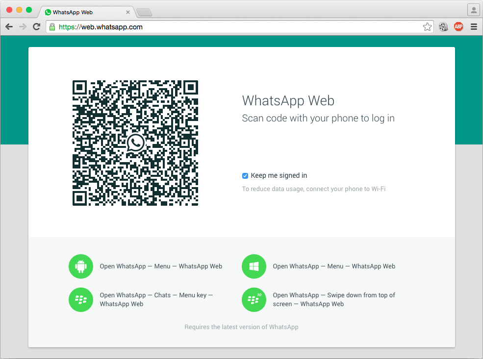 Screenshot Of Whatsapp Web Page Vertaalt Nu