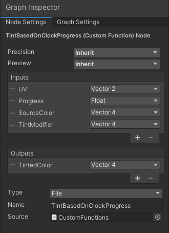 Custom Unity Shader Graph Functions · Vertex Fragment