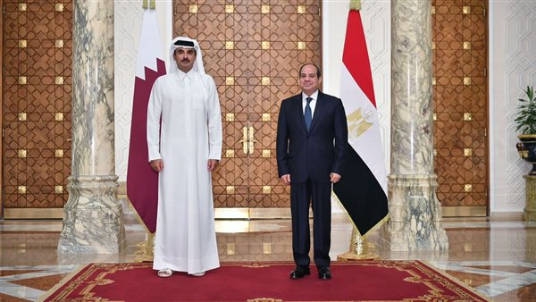 السيسي وأمير قطر يبحثان مستجدات الجهود المشتركة لوقف إطلاق النار في غزة وتبادل الأسرى السيسي وأمير قطر يبحثان مستجدات الجهود المشتركة لوقف إطلاق النار في غزة وتبادل الأسرى