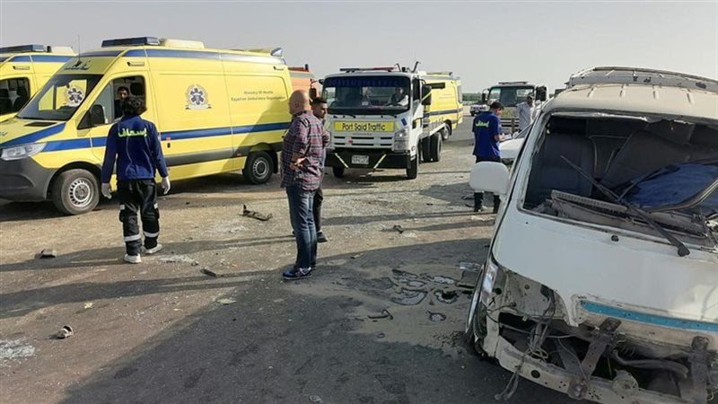 بالأسماء، إصابة 4 أشخاص في حادث تصادم على طريق منية النصر بالدقهلية 