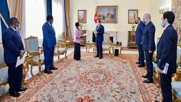  السيسي يشيد بقوة الدفع التي تشهدها العلاقات المصرية التنزانية