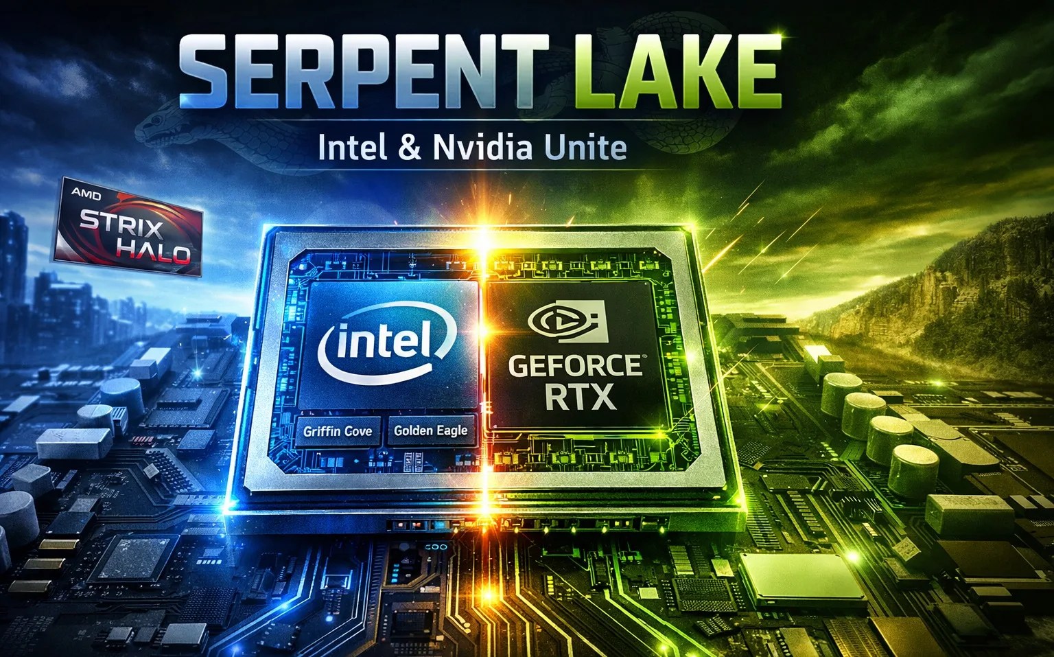 شائعة: تعاون مرتقب هو الأضخم بين العملاقين إنتل وإنفيديا لإنتاج معالج Serpent Lake