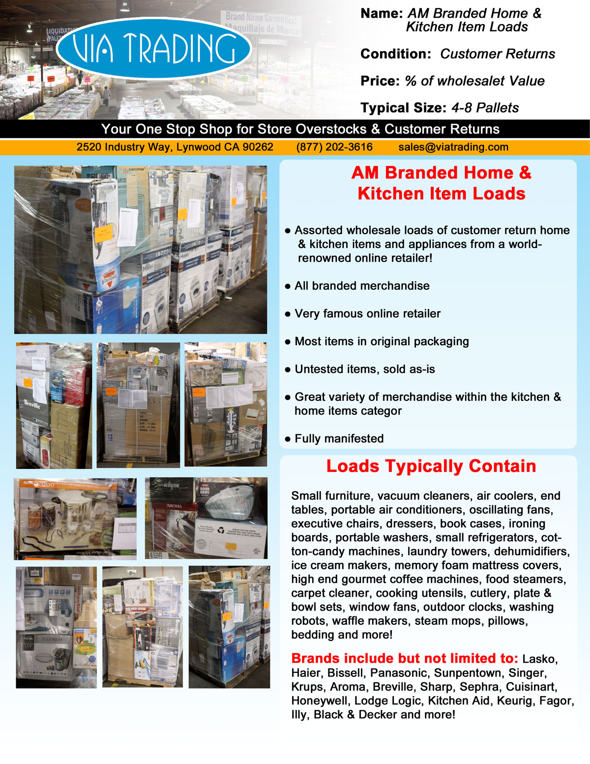 US Bulk Deals Bulk Deals , Liquidations , Closeouts