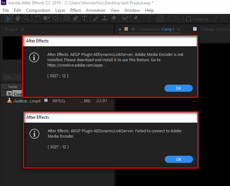 Adobe media encoder is not installed. How To Solve Ae Problems Of Adobe Media Encoder Is Not Installed And Aegp Plugin Aedynamaiclinkserver Error