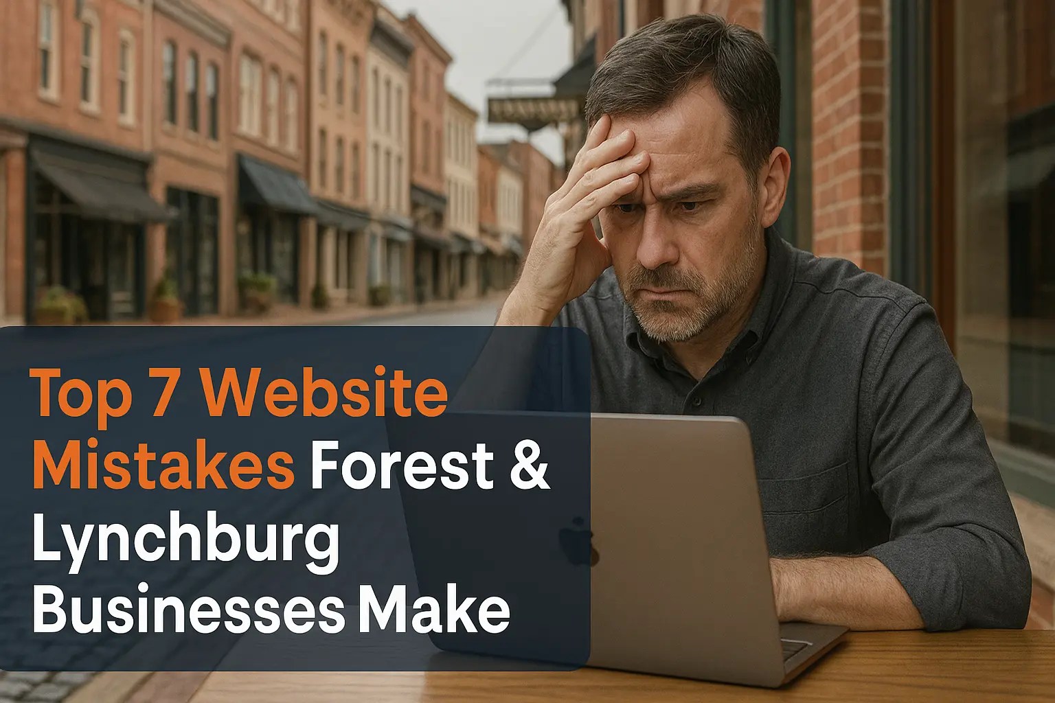 website mistakes Forest Lynchburg