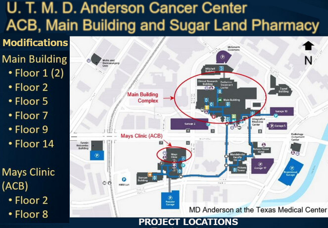 Houston UT Regents Approve Rehab To M D Anderson Pharmacies And Alkek UT MDAnderson Pharmacies Map 