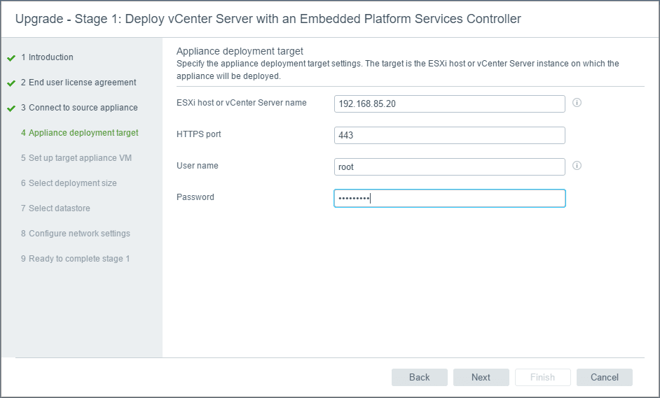 Upgrade VMware vCenter VCSA appliance 6.0 to 6.5 – Jackson Thomas ...