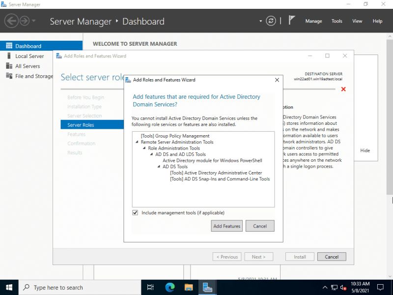 Setting Up Active Directory On Windows Server 2022 And Adding Users - Download Modern Dark Photo | Ultra HD