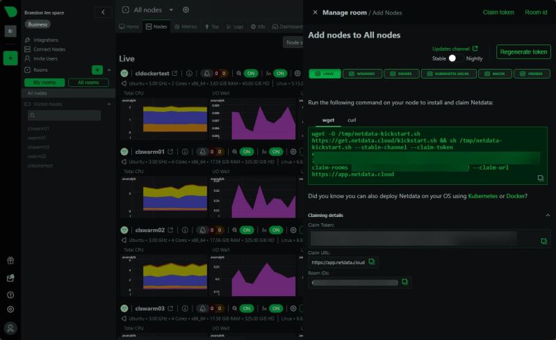 Netdata Docker Monitoring For Home Lab Virtualization Howto - Best Mountain Backgrounds in 8K
