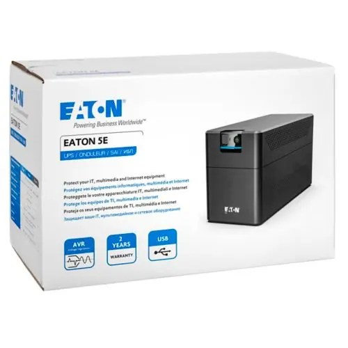 EATON 5E2200UI 5E Gen2 UPS USB IEC, 2200 VA, 1200 W, Input: C14, Outputs: (6) C13, Tower - Image 4