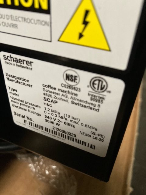 2021 schaerer coffee art c super automactic bean-to-cup coffee machine