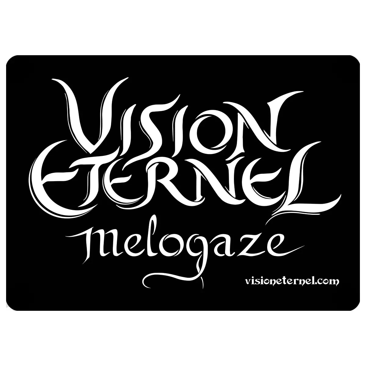“Vision Éternel Melogaze” Sticker – Christophe Szpajdel Design