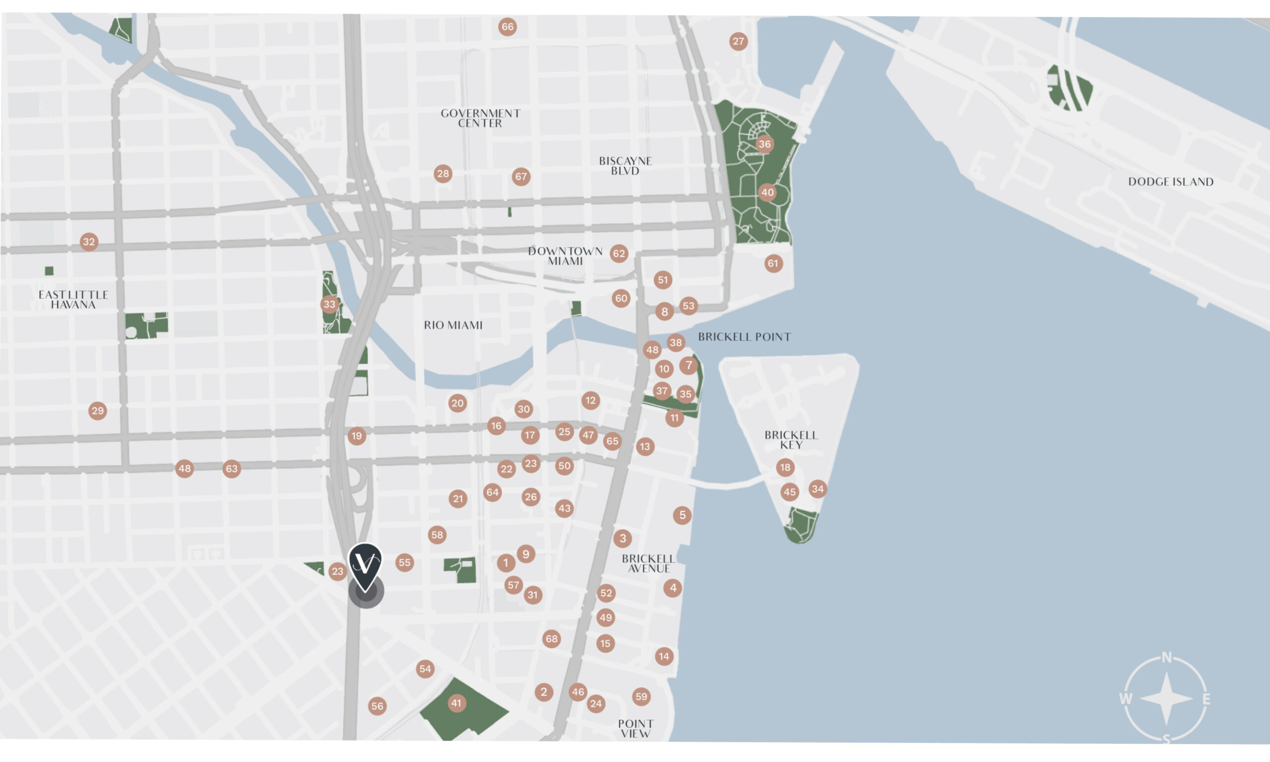 THE LOCATION VISIONS AT BRICKELL Map 1 Scaled 