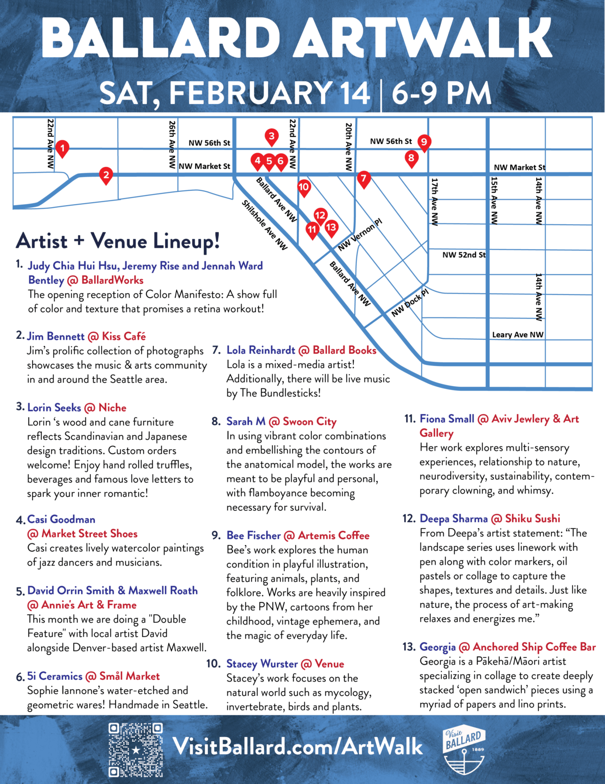 Ballard ArtWalk Visit Ballard February Map 2.24 1187x1536 