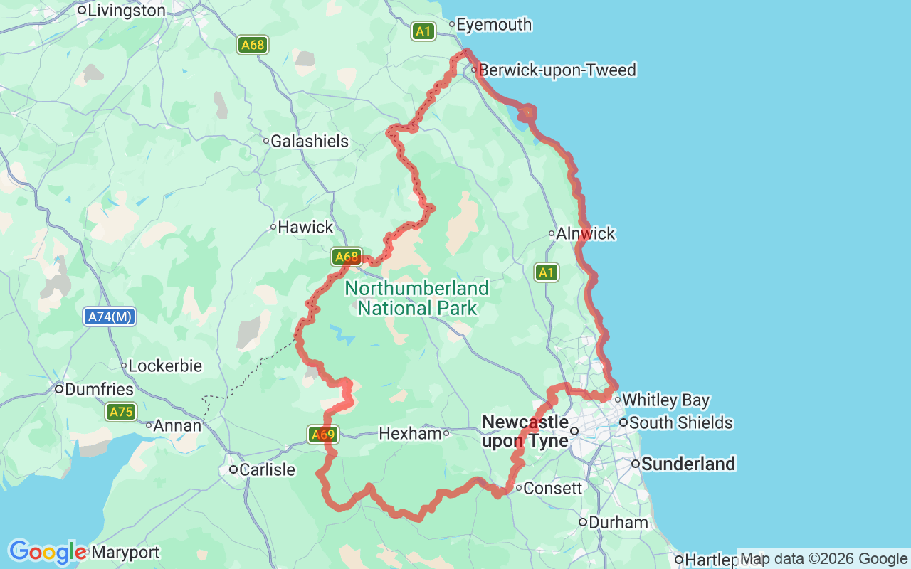 Map Of County In North East England 21812STAT.