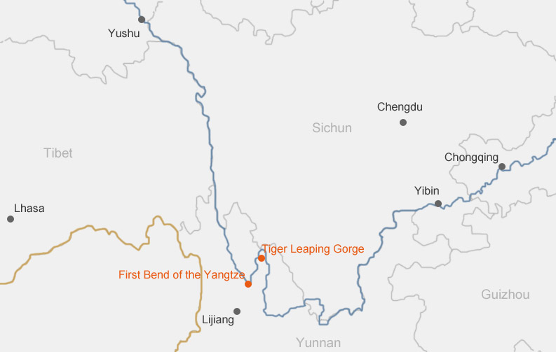 Yangtze River Map Yangtze River Maps Yangtze River Cruise Guide 