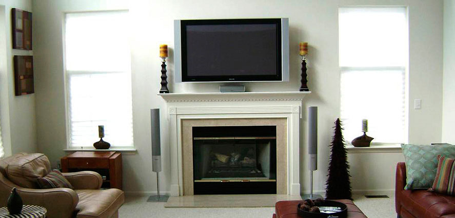Don T Mount A Tv Above A Fireplace Cnet