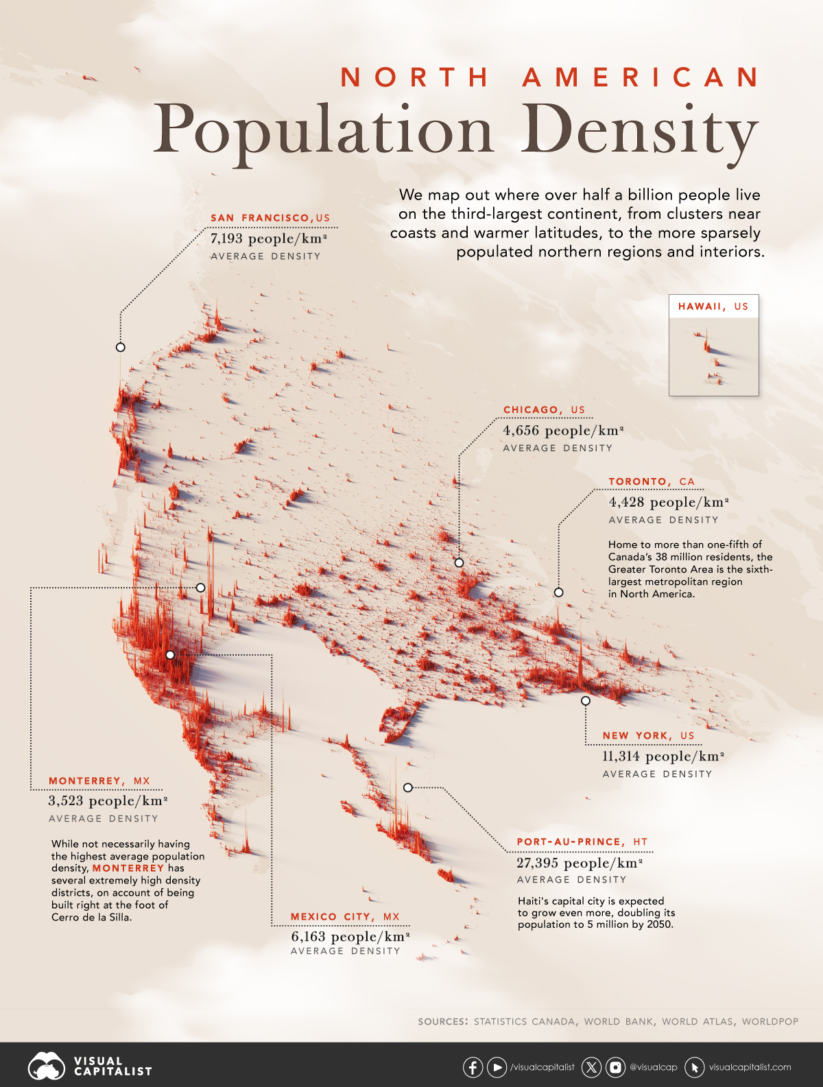 Us Map Scaled By Population US Census Maps Race ECPM OC North America Population Density Patterns 