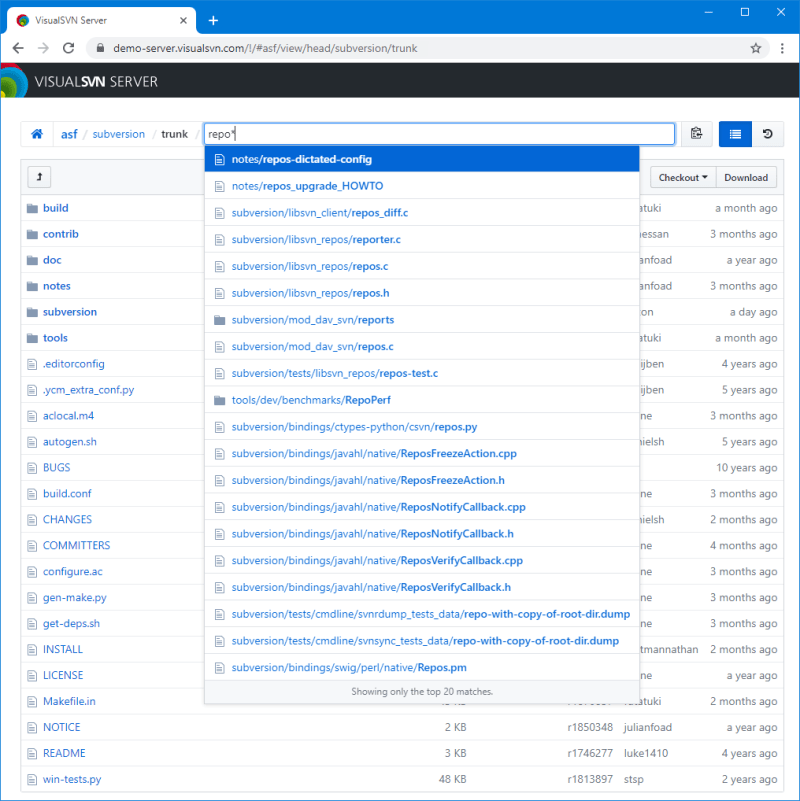 Repository Web Interface Visualsvn Server - Elegant Ocean Texture - Desktop