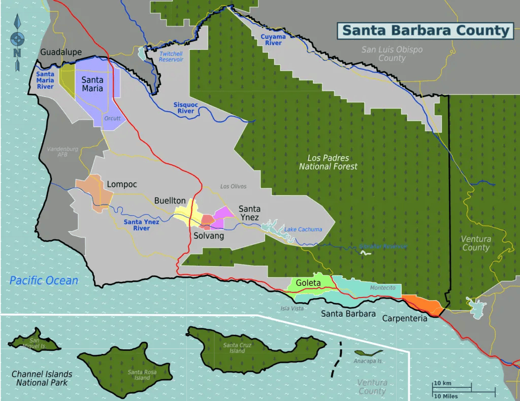 Community Led Wellness Dashboard Launches To Connect Santa Barbara Santa Barbara County Region Map.webp
