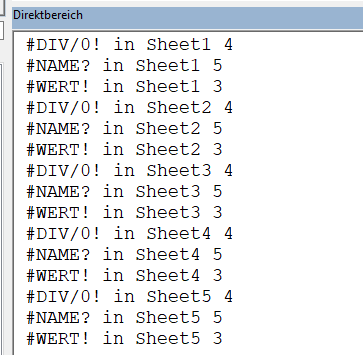 Errors in excel formula are displayed in cells. Vba Make A List Of The Formula Errors In An Excel Useful Code