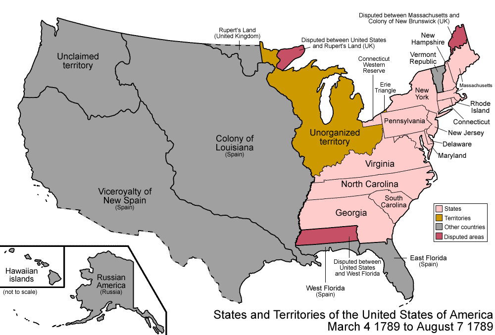 Map Of The United States From The Colonial Era To The Present Day US History 