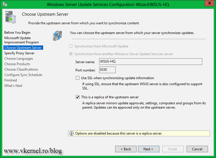 You can connect wsus servers in autonomous mode (to achieve distributed. Configuring and managing WSUS Downstream Replica Servers - Adrian
