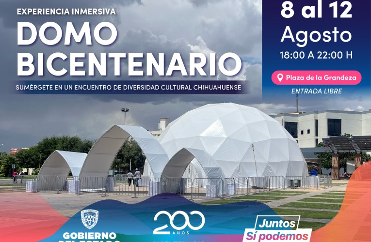 Invitan a conocer las 8 regiones culturales de Chihuahua en el Domo Inmersivo